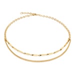 Coeur de Lion Twisted Layers Necklace Gold