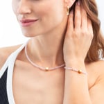 Coeur de Lion Bracelet Wave Essence Pink Jade Or - 3045/30-1916
