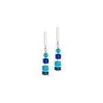 Coeur de Lion Wave Precious Flow Ohrringe Silber-Teal