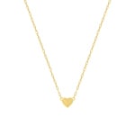 Necklace 375/9 K Yellow Gold with Heart