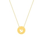 Collier or jaune 375/9 ct Colombe