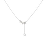 Collier 375/9 K Weissgold Infinity mit Zirkonia - 397137.Z1