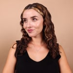 Collier or gris 375/9 ct avec diamants de laboratoire 0.17 ct - 9KLGD082W