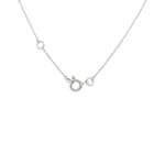 Collier 375/9 K Weissgold mit Solitär Zirkonia 4.0mm - 393031.Z1-42