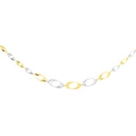 Necklace 750/18 K Yellow and White Gold 42cm