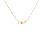 Necklace 750/18 K Yellow Gold Cloverleaf with Diamonds 0.21 ct H/si - KE-02504-GG