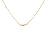 Collier 750/18 K Gelbgold Blume mit Diamanten 0.28 ct H/si - KE-02161-GG