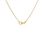 Necklace 750/18 K Yellow Gold Cloverleaves with Diamonds 0.83 ct H/si - KE-00597-GG