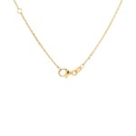 Necklace 750/18 K Yellow Gold Cloverleaf with Diamonds 0.21 ct H/si - KE-02504-GG