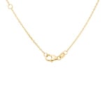 Collier or jaune 750/18 ct Croix avec diamants 0.32 ct H/si - KE-00988-GG