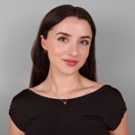 Collier or jaune 750/18 ct avec diamant 0.015ct. H/p1 - QD535XB4-42