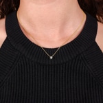 Collier 750/18 K Gelbgold mit Diamanten 0.10 ct H/si - PP4825-01