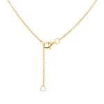 Collier 750/18 K Gelbgold mit Diamanten 0.28 ct H/Si - KE-12350-GG