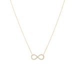Collier 750/18 K Gelbgold mit Diamanten 0.33 ct H/si