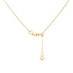 Necklace 750/18 K Yellow Gold with Diamonds 0.50 ct H/si - AN-69180-GG