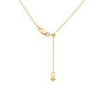Collier or jaune 750/18 ct avec diamants 0.50 ct H/si - KE-69734-GG