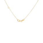 Collier or jaune 750/18 ct avec olives diamantées - KE-0303005-GG