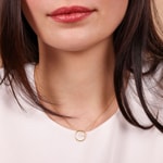 Collier or jaune 750/18 ct avec perle de culture d'eau douce Ø 6mm - 3.7095.P0