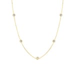 Collier 750/18 K Gelbgold mit Zirkonia