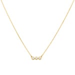 Collier 750/18 K Gelbgold mit Zirkonia