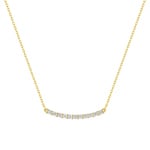 Collier 750/18 K Gelbgold mit Zirkonia