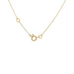 Necklace 750/18 K Yellow Gold with Cubic Zirconia Ø 6mm - 3.3031.Z0-42