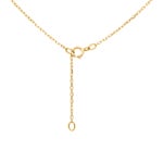 Collier or jaune 750/18 ct avec zircone solitaire Ø 7.0mm - PP05063-01-GG