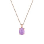Collier 750/18 K Roségold mit Amethyst