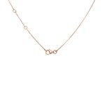 Necklace 750/18 K Rose Gold with Diamonds 0.13 ct H/si - CBR300145