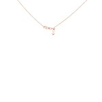 Necklace 750/18 K Rose Gold with Diamonds 0.33 ct H/si - CO-69427-RG