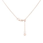 Necklace 750/18 K Rose Gold with Diamonds 0.50 ct H/si - AN-69180-RG