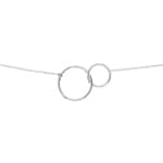Collier or gris 750/18 ct 42cm