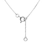 Collier 750/18 K Weissgold mit Amethyst oval und Zirkonia - 3.7104.A1