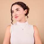 Collier 750/18 K Weissgold mit Amethyst oval und Zirkonia - 3.7104.A1