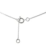 Collier or gris 750/18 ct avec diamant 0.015ct. H/p1 - QD535GB4-42