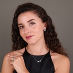Collier 750/18 K Weissgold mit Diamanten 0.28 ct H/Si - KE-12350-WG