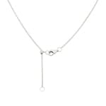 Collier or gris 750/18 ct avec diamants 0.61 ct H/si - KE-12443-WG