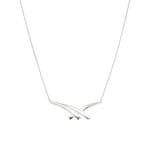 Collier 925 Silber rhodiniert 42cm