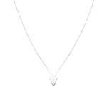 Necklace 925 Silver rhodium-plated 42cm, Deer