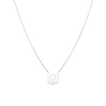 Necklace 925 Silver rhodium-plated 42cm, Tiger