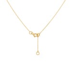 Collier or jaune 750/18 ct Infinity avec émeraude - 3.7137.E0