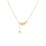 Necklace with Pendant 750/18 K Yellow Gold with Blue Topaz - 3.7026.T0-42