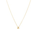 Collier avec pendentif or jaune 750/18 ct avec diamants 0.04 ct H/si