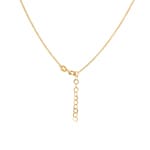 Collier mit Anhänger 750/18 K Gelbgold mit Diamant 0.13 ct H/si - NO4GG