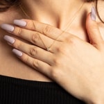 Necklace with Pendant 750/18 K Yellow Gold with Diamond 0.30 ct H/si - AN-082194-30-GG