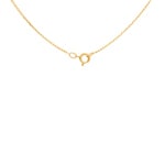 Collier or jaune 750/18 ct avec diamant 0.10 ct H/si - PP4825-01