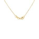 Collier avec pendentif or jaune 750/18 ct avec diamant 0.16 ct H/si - KE-15119-GG