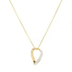 Necklace 750/18 K Yellow Gold Drop with Cubic Zirconia - 3.3079.Z3-42