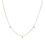 Collier mit Anhänger 750/18 K Roségold mit Diamanten 0.40 ct H/si by CHRISTIAN