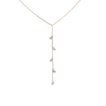 Collier mit Anhänger 750/18 K Roségold mit Diamanten 0.48 ct H/si by CHRISTIAN